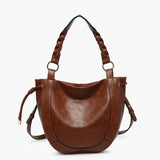 Rowan Paneled Hobo Bag