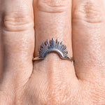 Silver Sahara Ring by ALCO, a stylish accessory jewelry ring with detailed silver design, perfect for everyday wear.