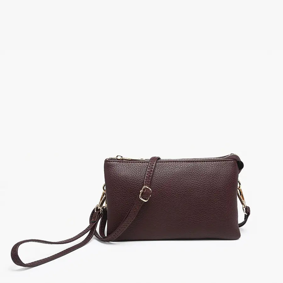 Riley Crossbody/Wristlet Bag Sangria