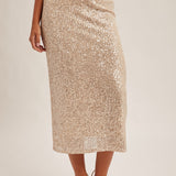 Sequin Maxi Skirt