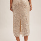 Sequin Maxi Skirt