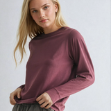 Stonewash Pima Cotton Long Sleeve