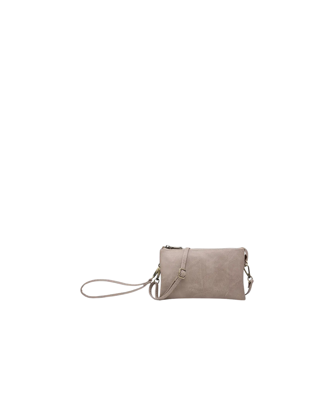 Riley Crossbody/Wristlet Bag Warm Grey