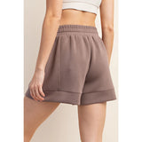 Modal Scuba Shorts Mocha