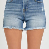 High Rise Jean Shorts