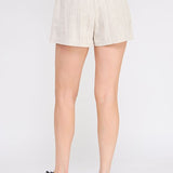 Textured Linen Shorts