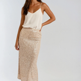Sequin Maxi Skirt