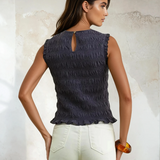 Ruffle Detail Top