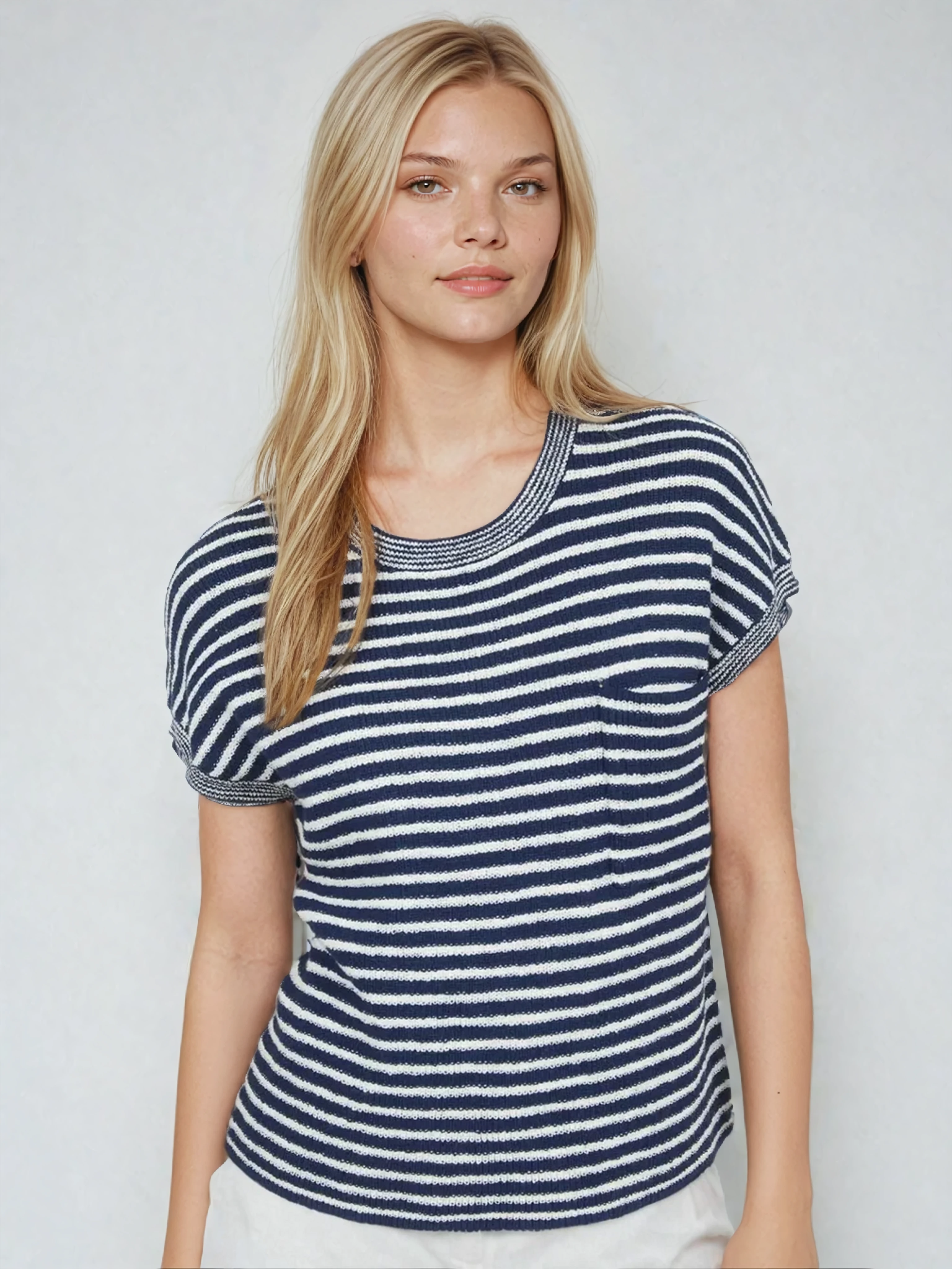 Stripe Short Sleeve Shirt