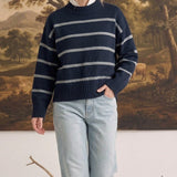 Striped Relaxed Fit Sweater