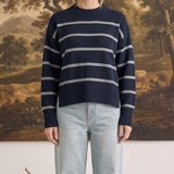 Striped Relaxed Fit Sweater