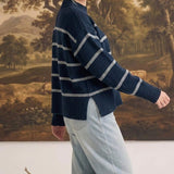 Striped Relaxed Fit Sweater