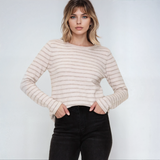 Striped Crew Neck Pullover