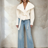 Studio Modern Wrap Jacket Ivory