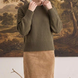 Suede A Line Skirt