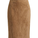 Suede A Line Skirt
