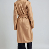 Suede Belted Trench Coat