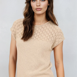 Sleeveless Knit Sweater