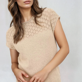 Sleeveless Knit Sweater