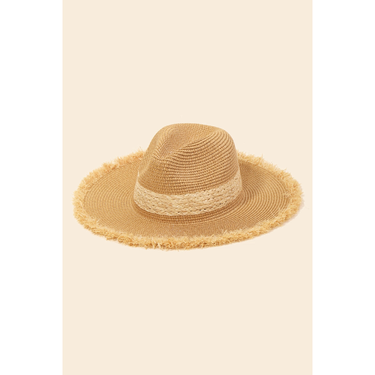 Straw Braided Hat Tan