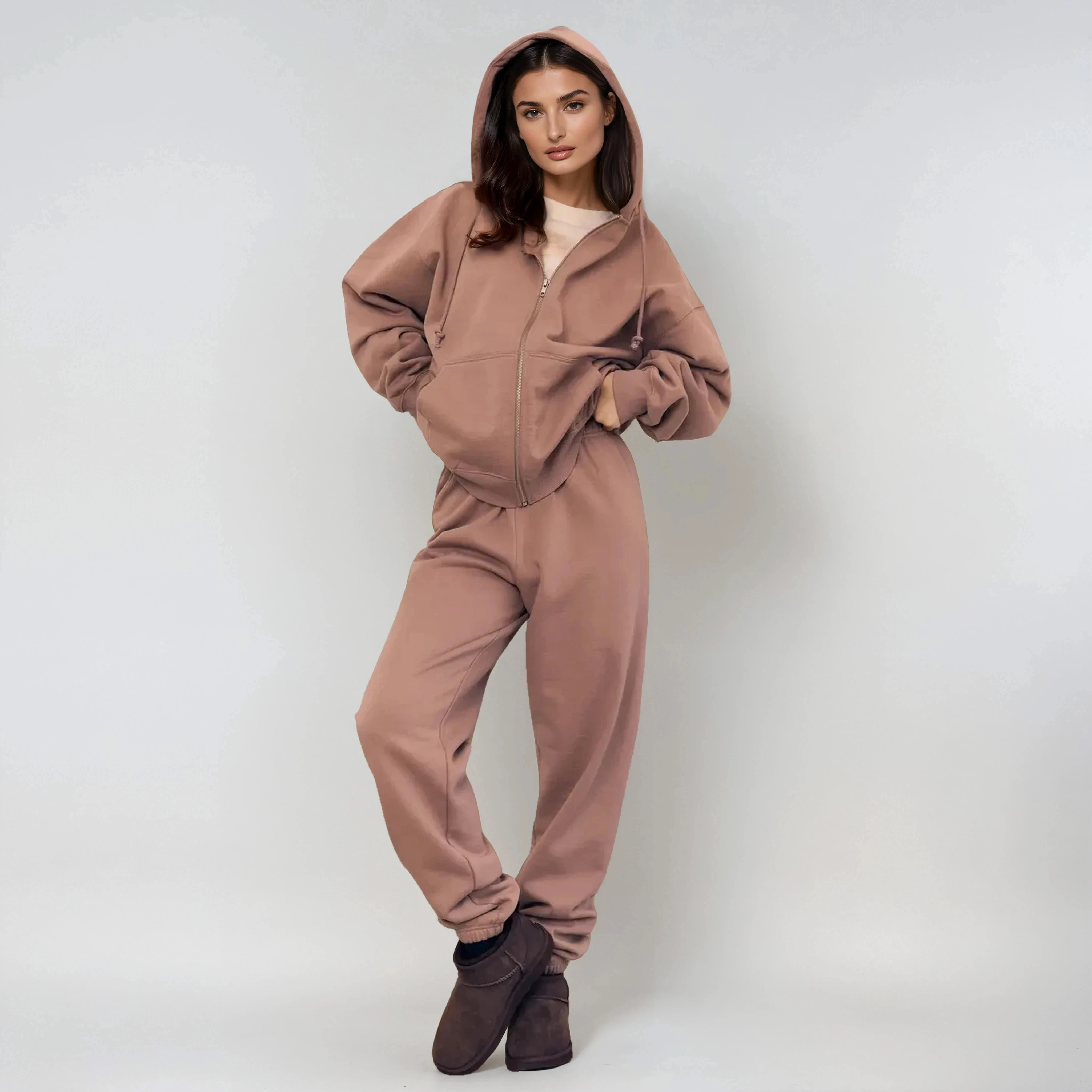 The Relaxed Joggers Taupe