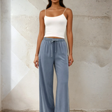 Tencel Wide Leg Pants Denim