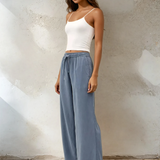 Tencel Wide Leg Pants Denim