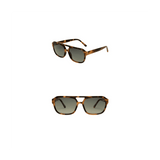 Dark tortoise gradient sunglasses from Z Supply's The After Hour collection, stylish accessory with classic square frames.
