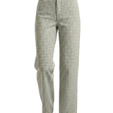 The Alyssa Gingham Barrel Pants