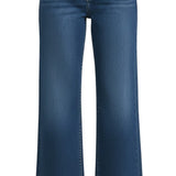 graced The Lily wide leg jeans in medium wash denim with a high waist and relaxed fit