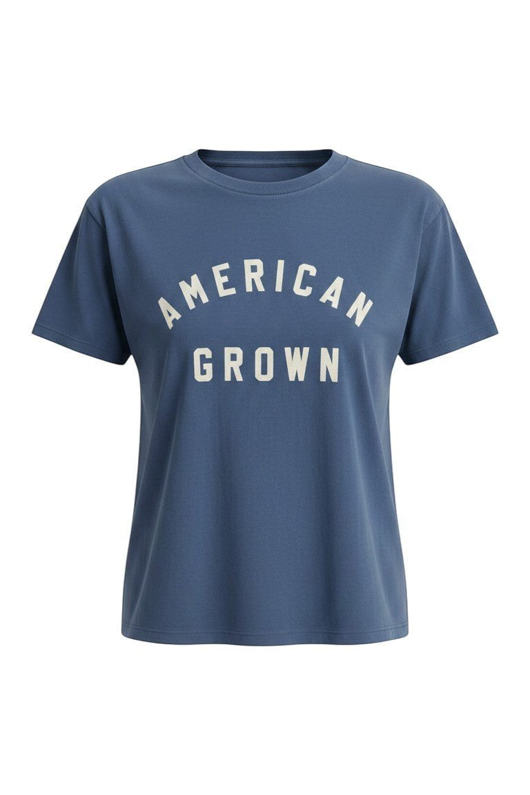 Z Supply The Rosa American Grown Graphic Tee, casual top with American-themed design and soft cotton fabric.