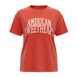Z Supply Ruth Sweetheart Tee, basic graphic women's top with a sweetheart neckline, shown in a casual style.
