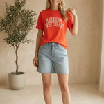 Z Supply Ruth Sweetheart Tee, a casual graphic top featuring a relaxed fit and a heart design on soft fabric.