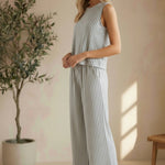 Z Supply Scout Striped Pants in Eclipse, stylish bottom with bold striped pattern and relaxed fit, perfect for casual wear.