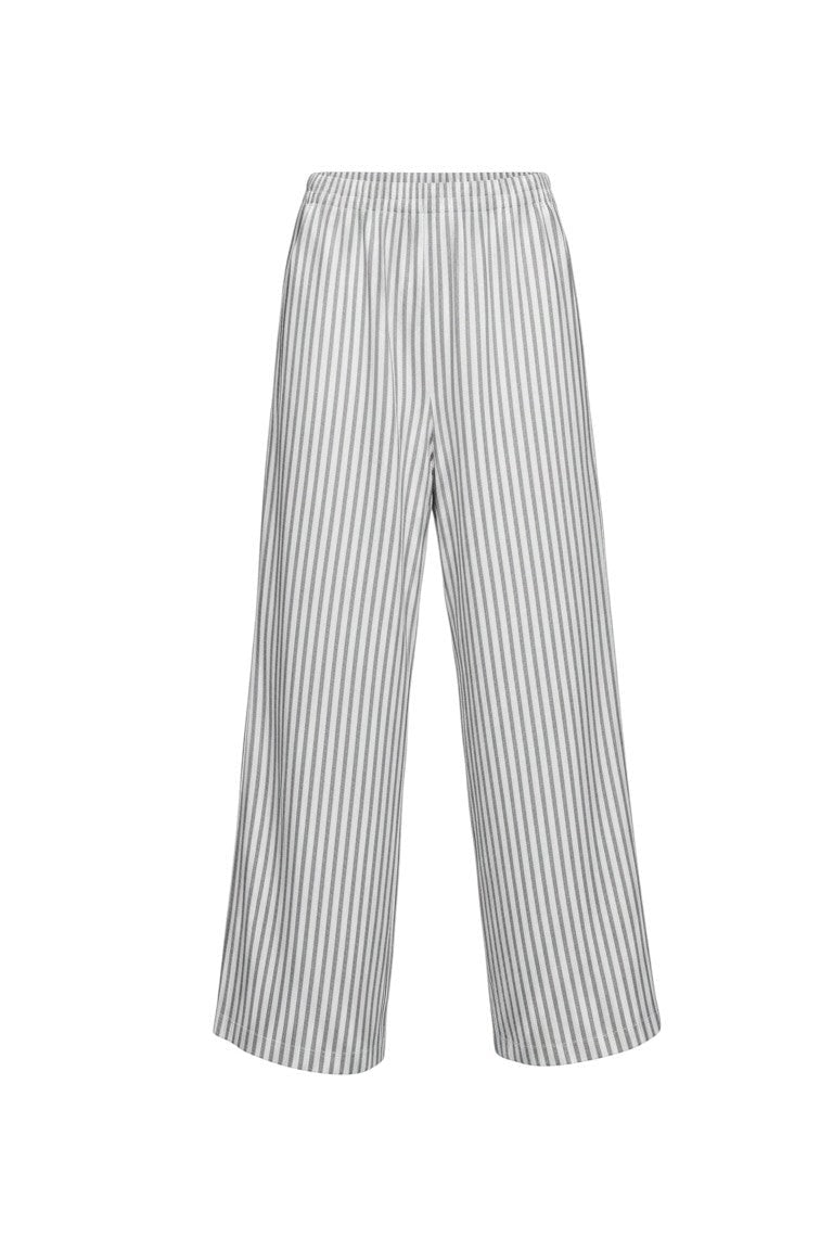 Z Supply Scout Striped Wide-Leg Pants in Eclipse, stylish bottoms with bold striped pattern and relaxed fit.