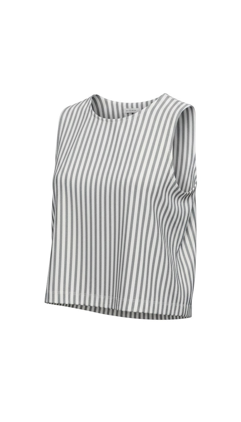 Z Supply Scout Striped Top, a casual tank with navy and white stripes, perfect for everyday wear and relaxed style.