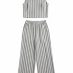 Z Supply The Scout striped top in summer stone, casual basic short-sleeve blouse with a relaxed fit and striped pattern.