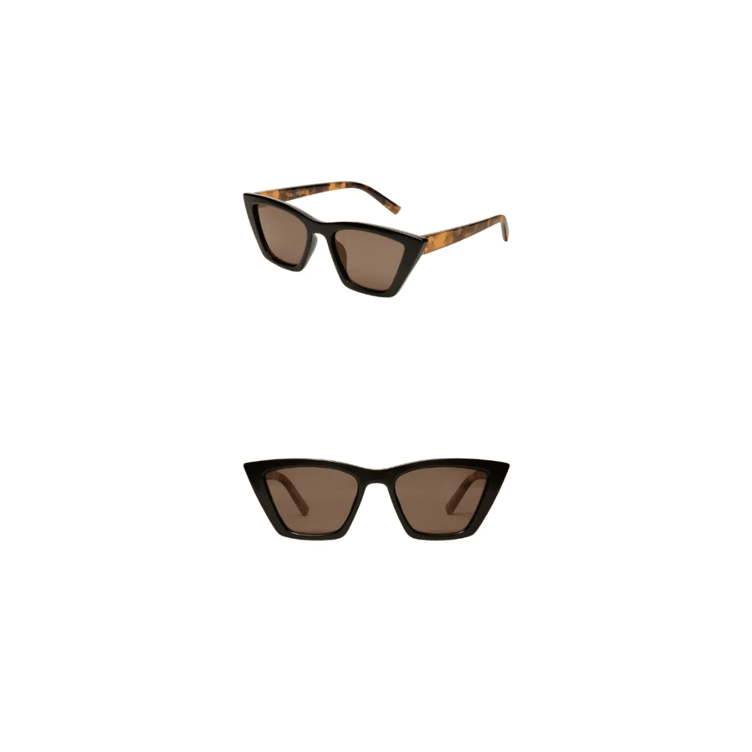 Polished black and grey Villa sunglasses by Z Supply, stylish accessories with sleek frame and tinted lenses.