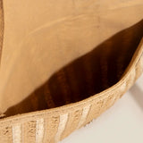 Two Tone Woven Clutch