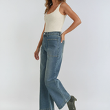 High Waisted Utility Jeans