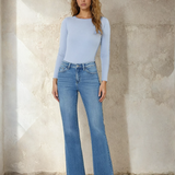 High Rise Relaxed Flare Jeans