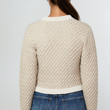 V-Neck Textured Cardigan