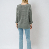 V-Neck Dolman Sleeve Sweater