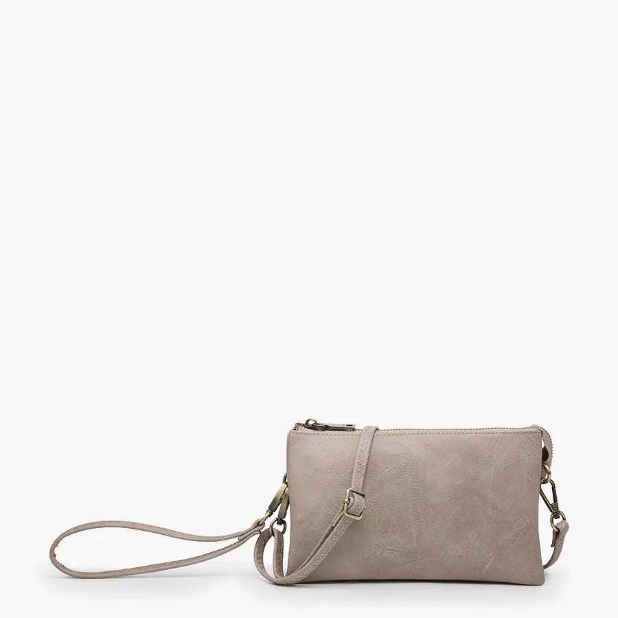 Riley Crossbody/Wristlet Bag Warm Grey