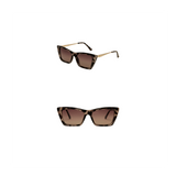 Brown tortoise gradient The Lookout sunglasses by Z Supply, stylish accessories with rounded frames and tinted lenses.