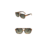 Dark tortoise gradient sunglasses from Z Supply's The After Hour collection, stylish accessory with classic square frames.
